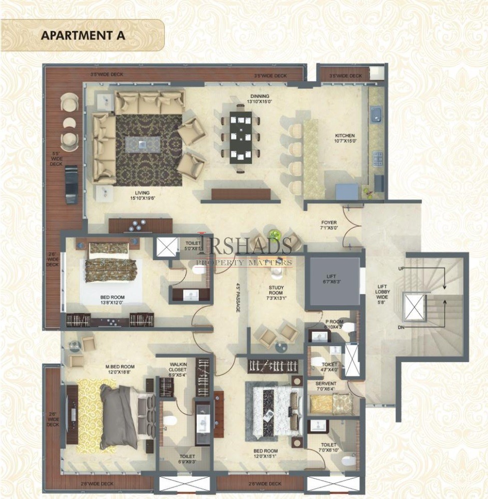Mittal Luxuria - Type A - Floor Plan